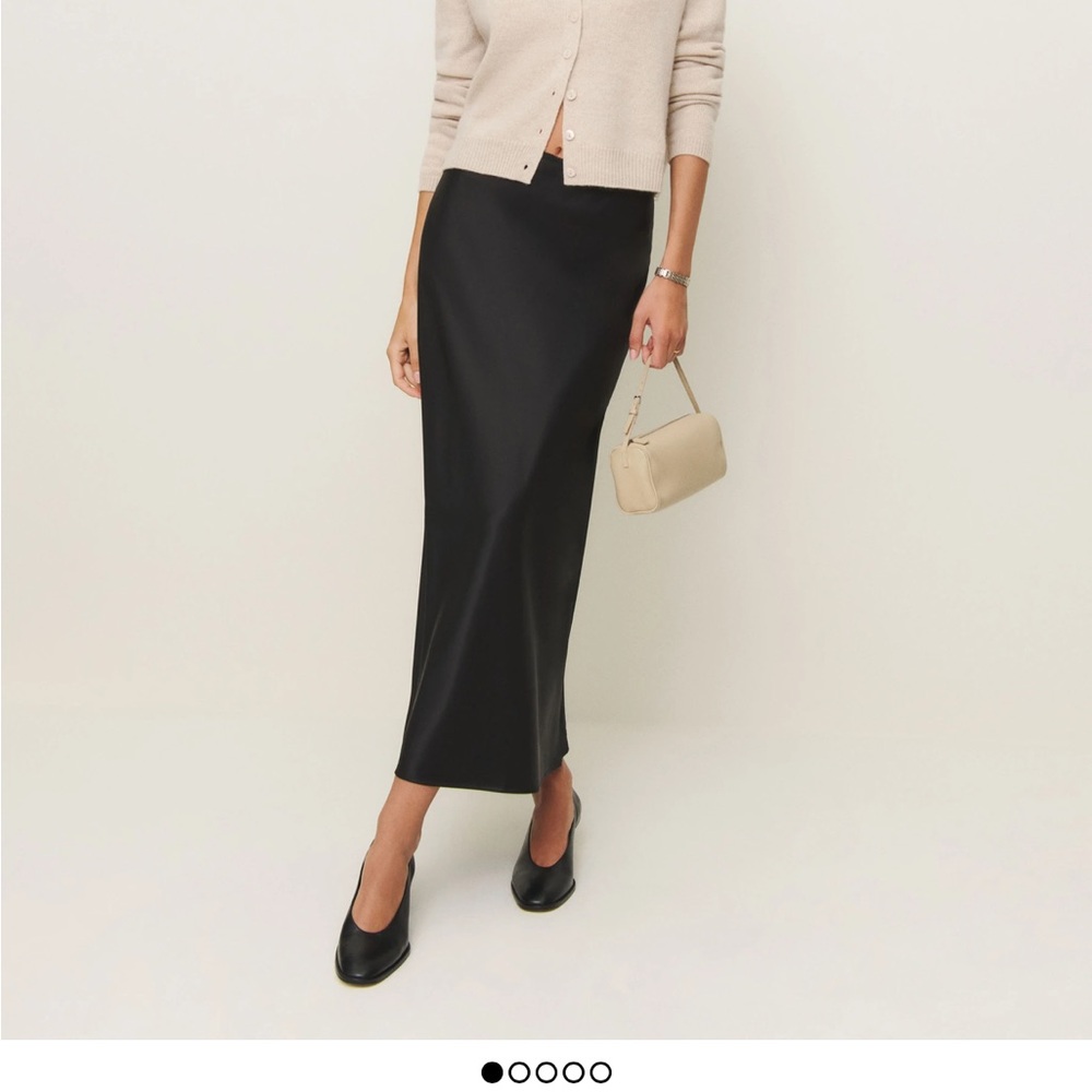 Reformation 100% slip skirt Layla